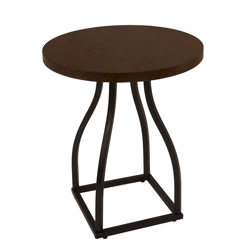 HomePop Lindsay Metal Base Accent Table