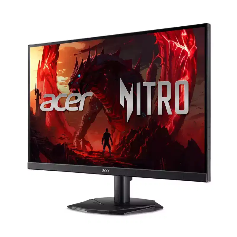 Refurbished Acer Nitro 27 Gaming LCD Monitor - 16:9 250 Nit Speakers HDMI DisplayPort - Black - KGB271U - Manufacturer Refurbished