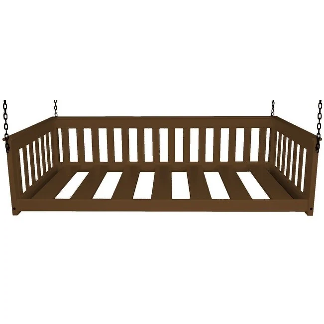 Pine Twin Mission Hanging Daybed with Chain