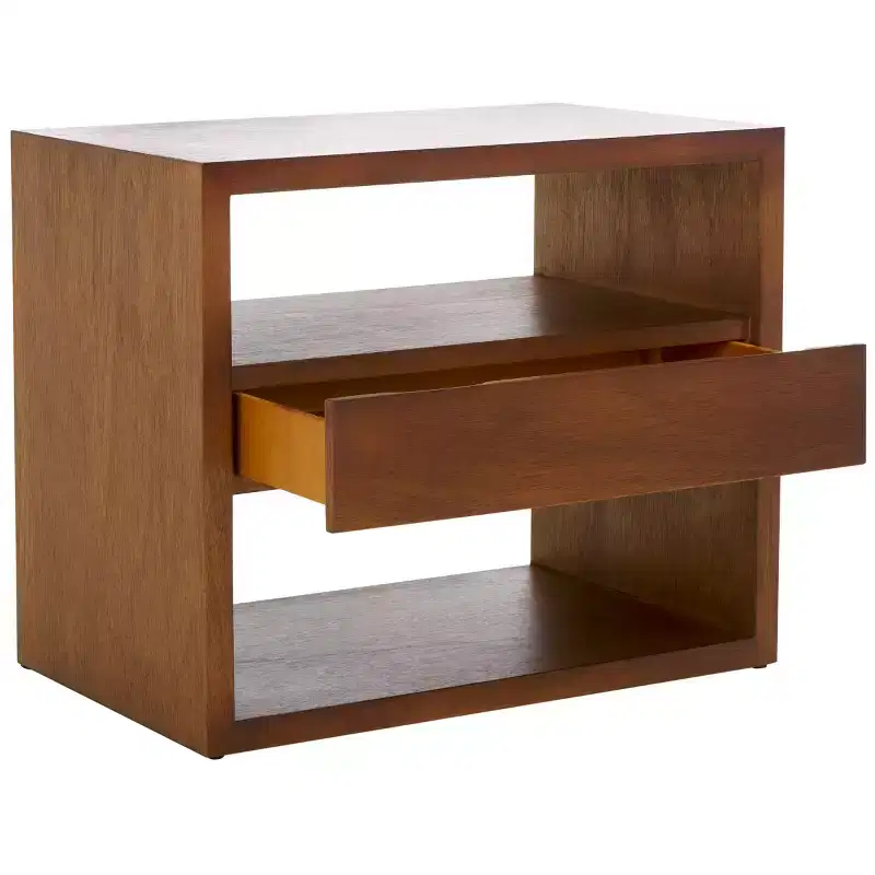 Munson 2 Shelf 1 Drawer Nightstand - NST6603 - Safavieh