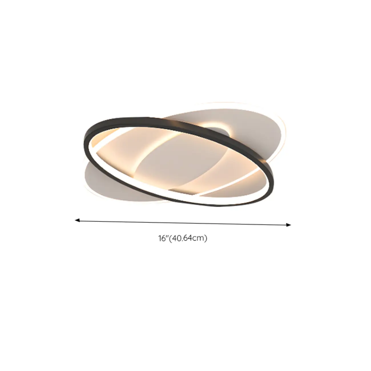 3-Light Flush Mount Ceiling Light with Dimmable & Remote