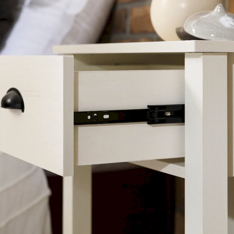 One-Drawer Farmhouse Nightstand, Set of 2