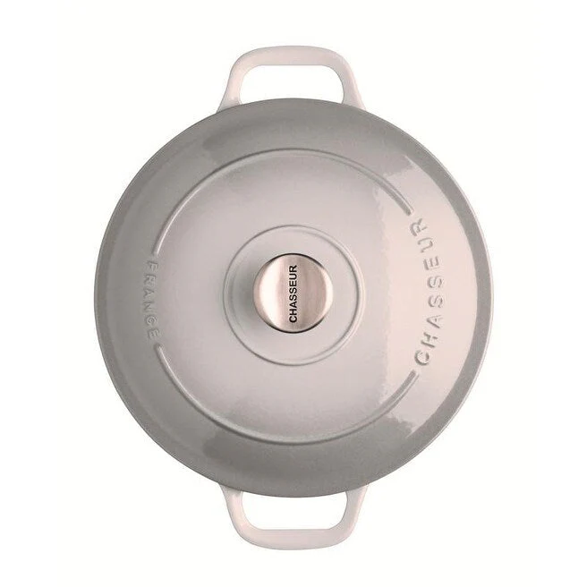 Chasseur French Enameled Cast Iron Round Dutch Oven, 4.2-quart