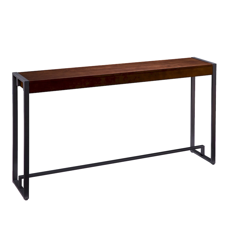 SEI Furniture Macen Modern Narrow Industrial Console Table