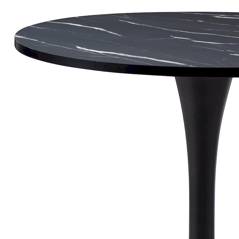 28 Round Bistro Table with Pedestal Base - N/A
