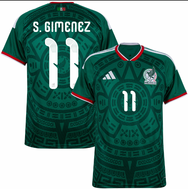 Mexico Home S. Gimenez 11 Jersey 2026-2027