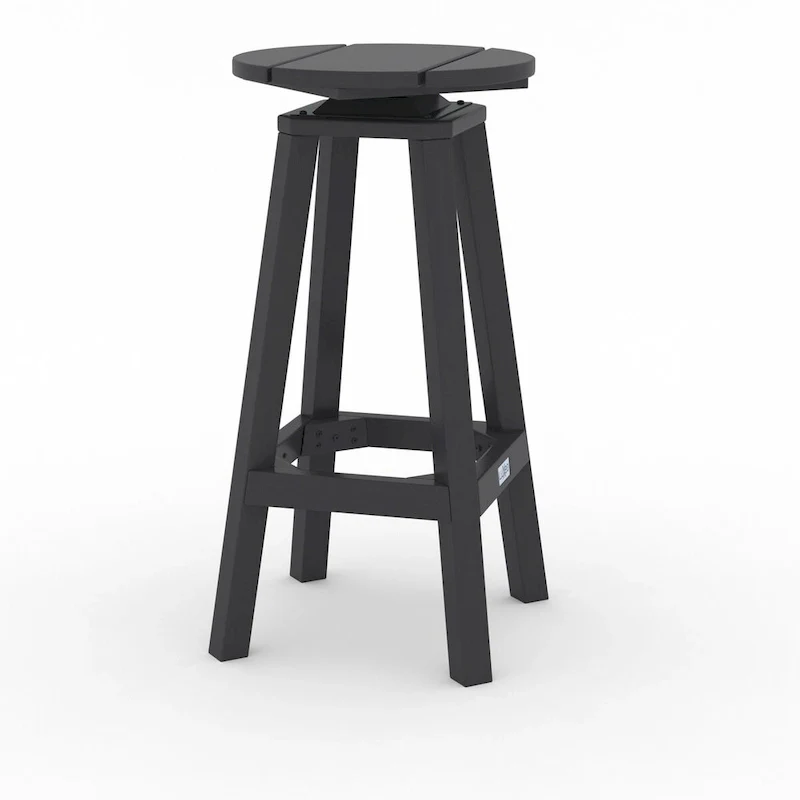 LuXeo Mason Round Swivel Bar Stool (Set of 2) - Set of 2