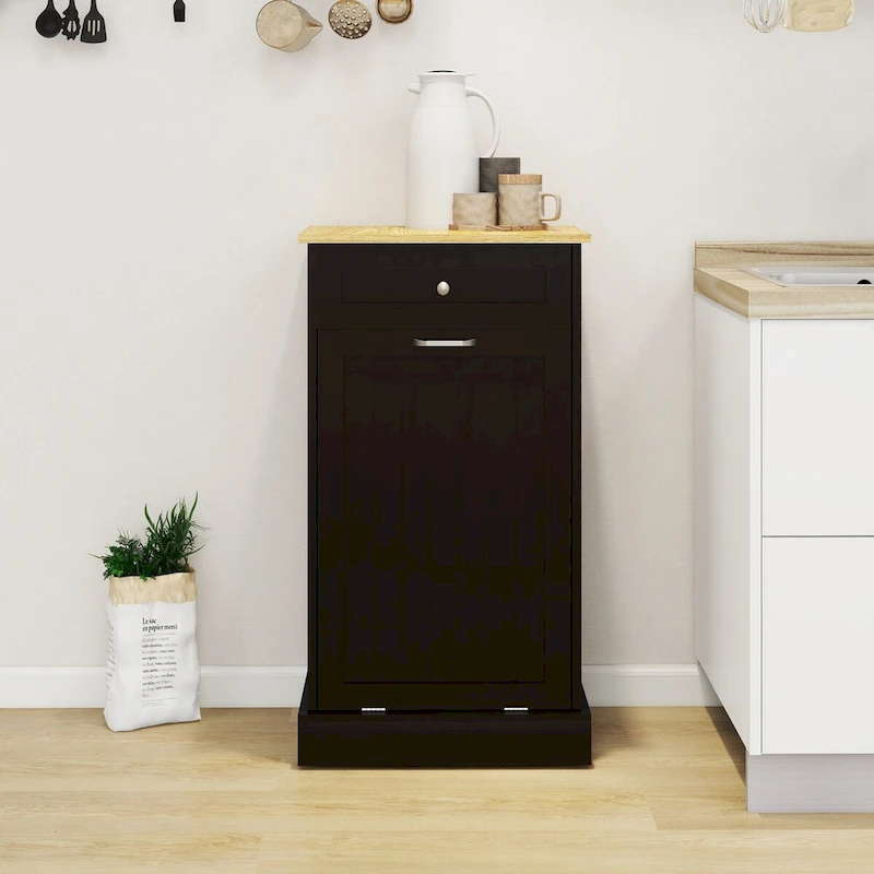 RR Kitchen Trash Cabinet