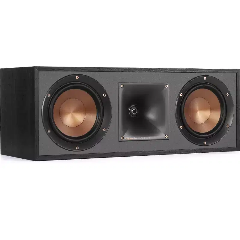 Klipsch R-52C Powerful Detailed Center Channel Home Speaker - Black