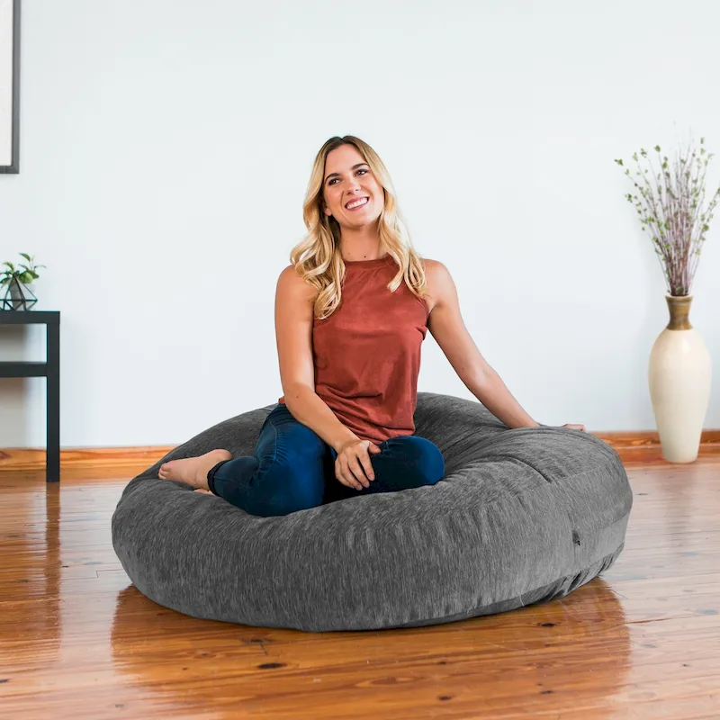 Jaxx Cocoon Bean Bag Lounger with Chenille Cover