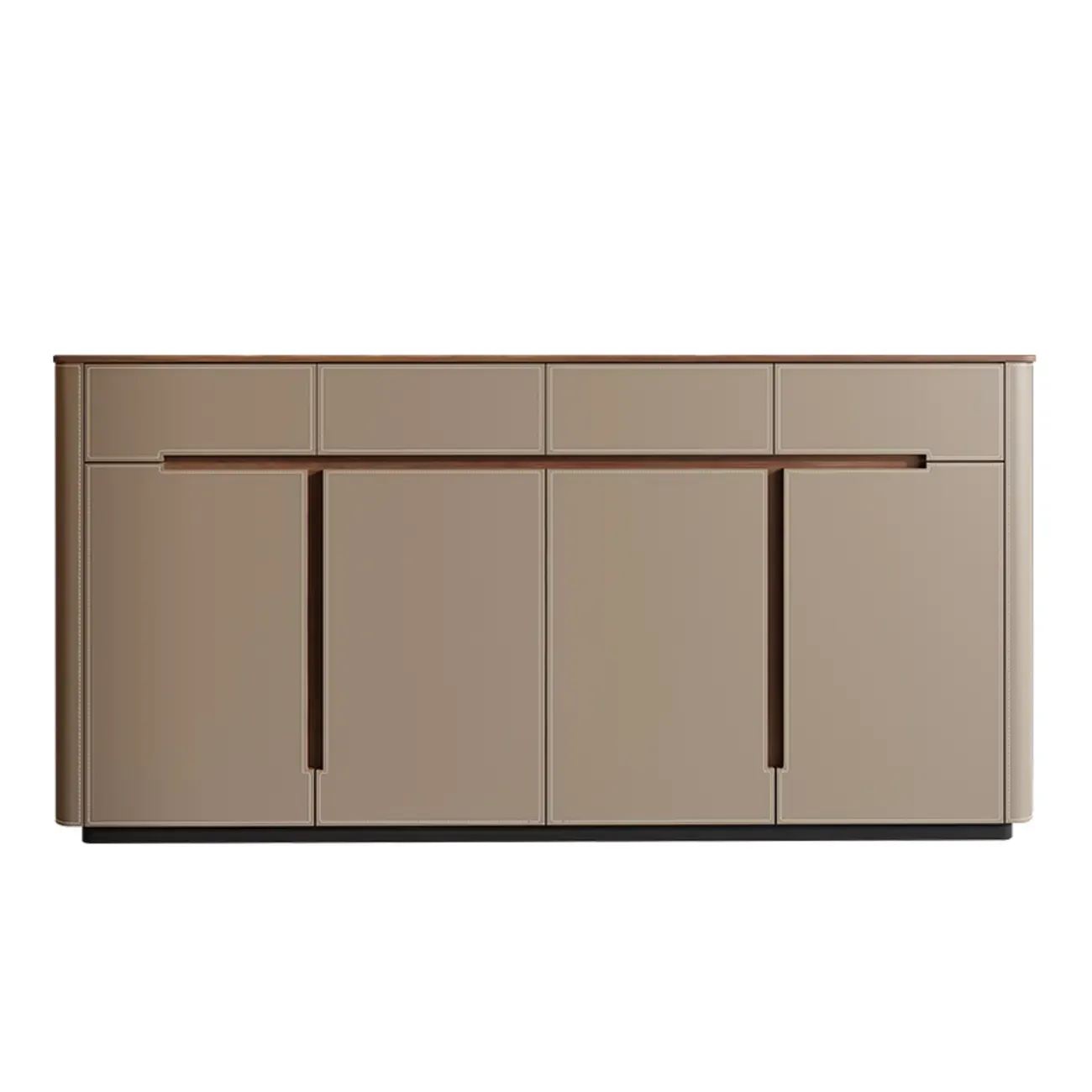 Trendy Wood Tan Entryway Shoe Cabinet with Drawers