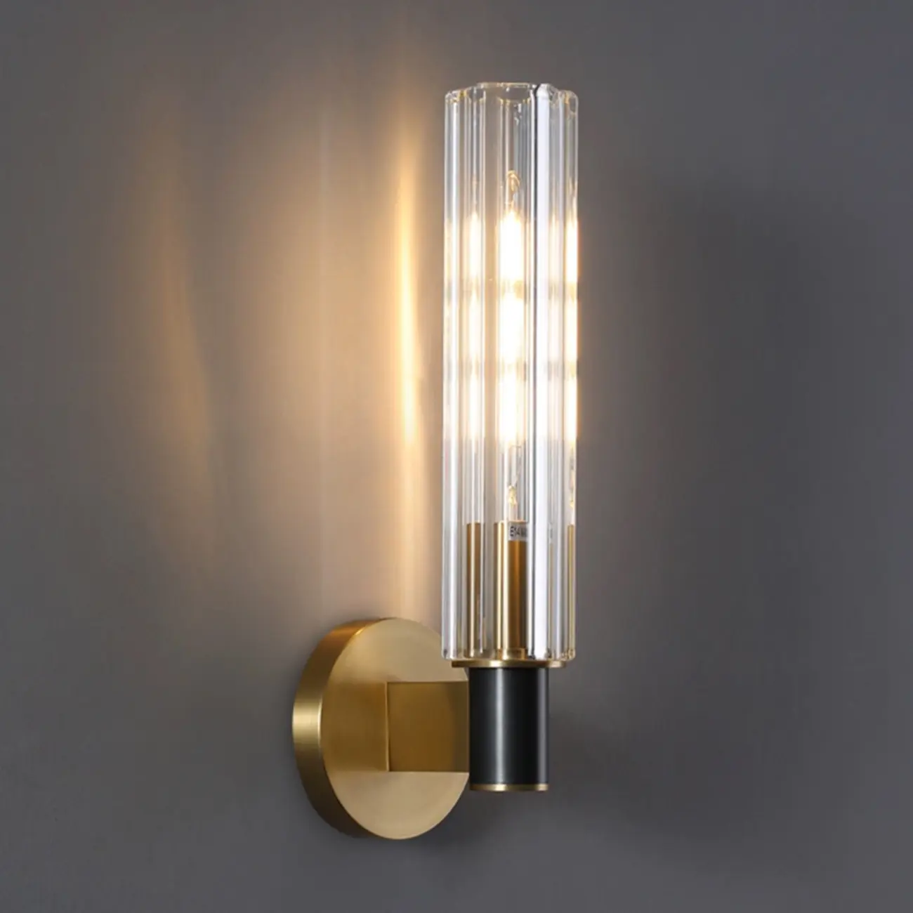 Mini Cylinder-Shaped Crystal LED Vanity Light for Bathroom