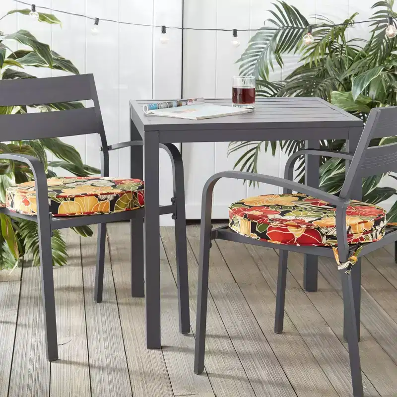 Kensington Garden 2pc 18 Round Outdoor Chair Pad