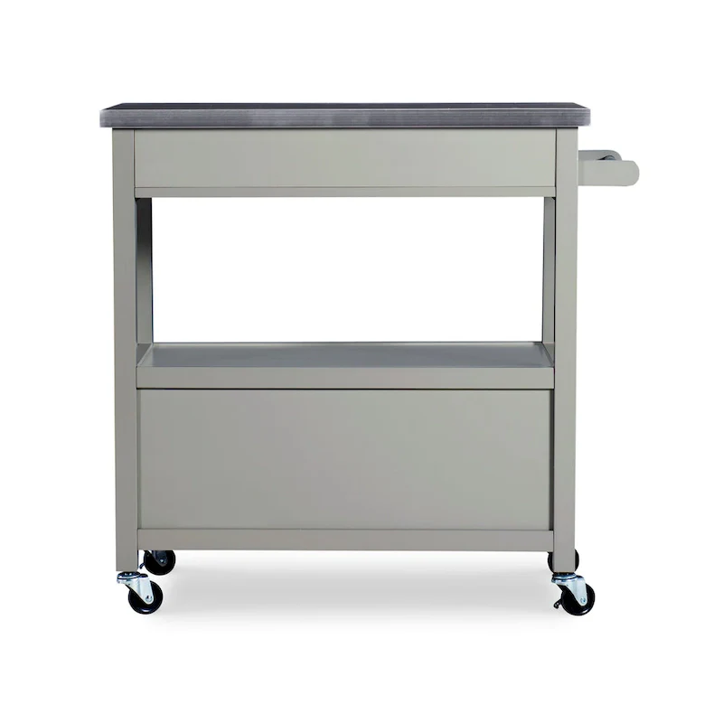 Julianna Stainless Steel Kitchen Cart