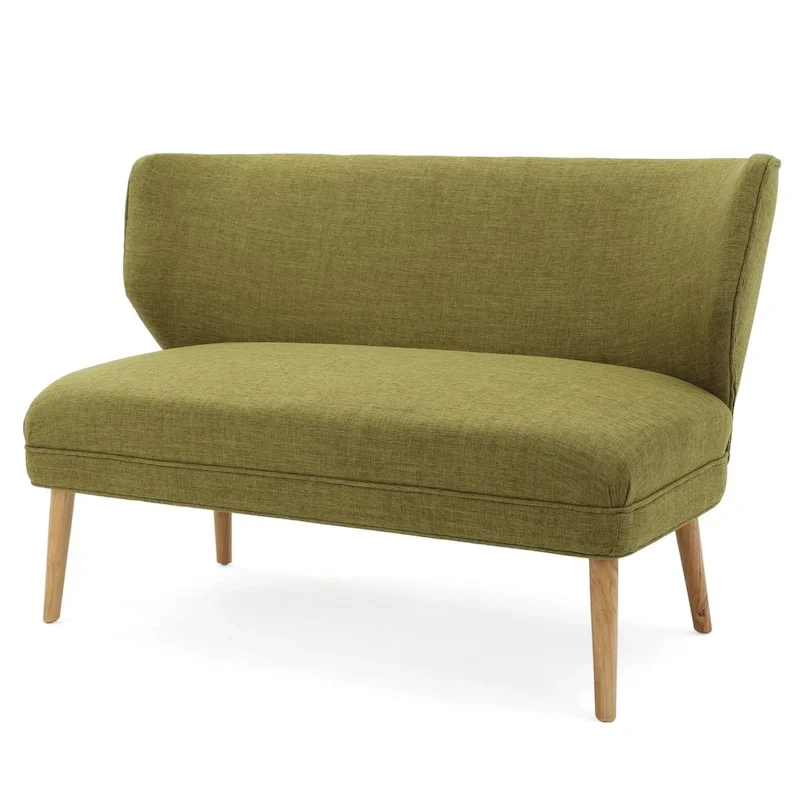 Desdemona Mid-Century Fabric Loveseat by Christopher Knight Home