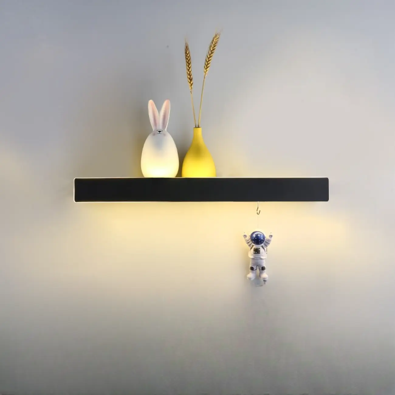 Modern up & Dowm Wall Light with Acrylic Shade Dimmable