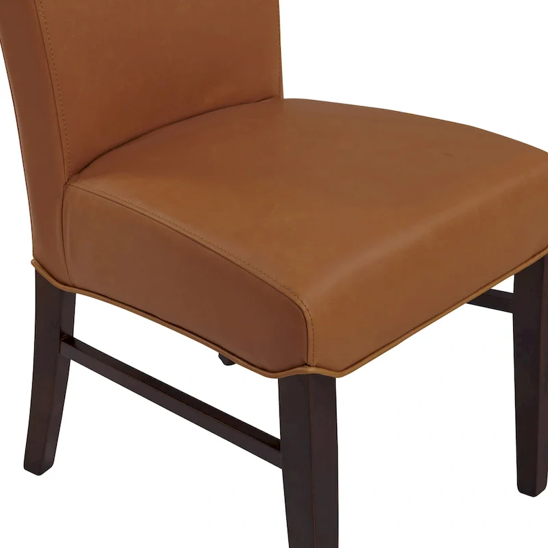 Milton Bonded Leather Dining Chairs (Set of 2) - na