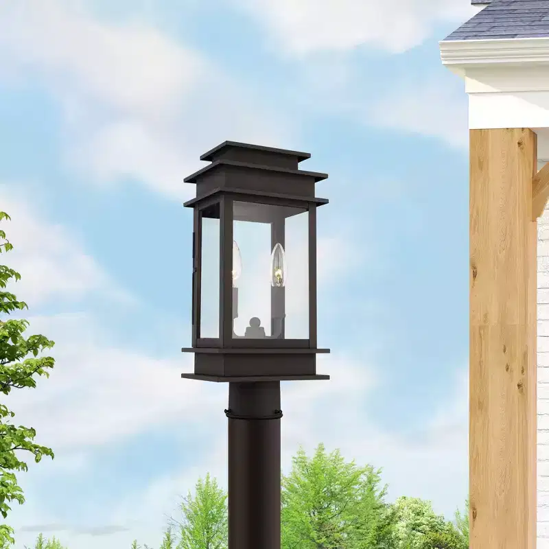 Livex Lighting Princeton 2 - Light Post Light in Bronze