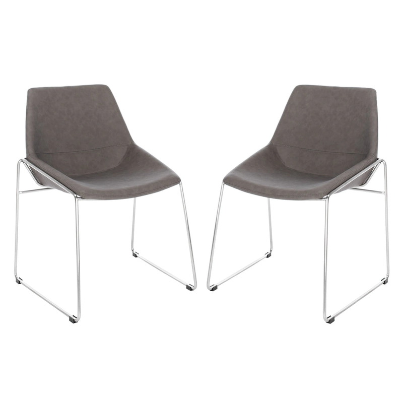 SAFAVIEH Oliva Mid Century Dining Chair (Set of 2) - 25 x 24 x 33.3 - 25 x 24 x 33.3 - 25Wx24Dx33H