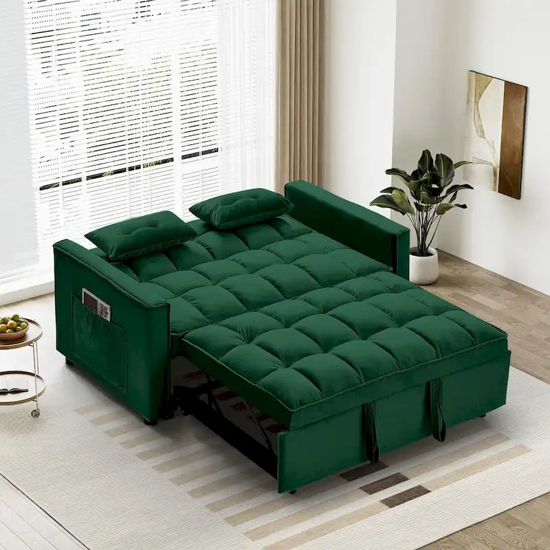 Ouyessir 3 in 1 Multi-Functional Convertible Sleeper Sofa Bed