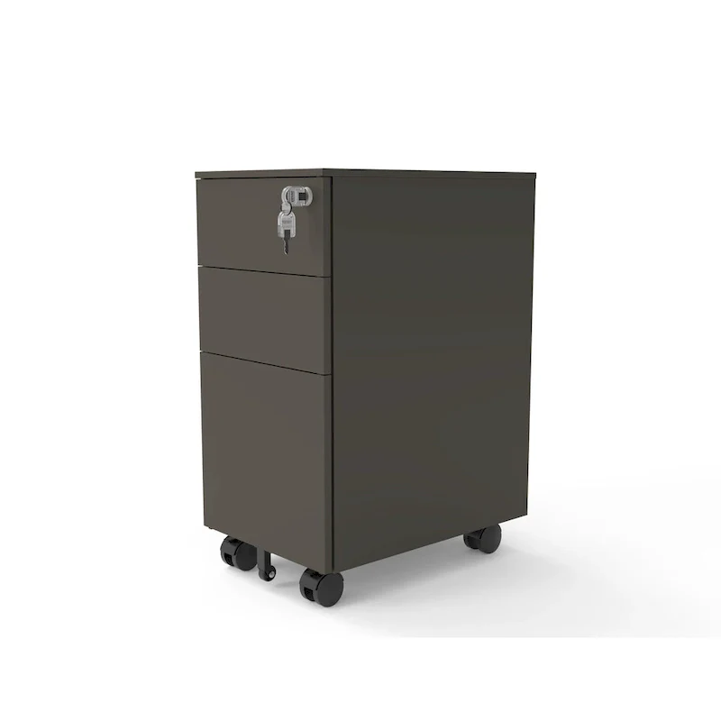 Owen Urban Metal Matte Lockable 3-Drawer Mobile File Cabinet by Furniture of America
