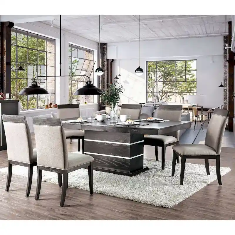 Strick & Bolton Edmonia Espresso Upholstered Side Chairs (Set of 2)