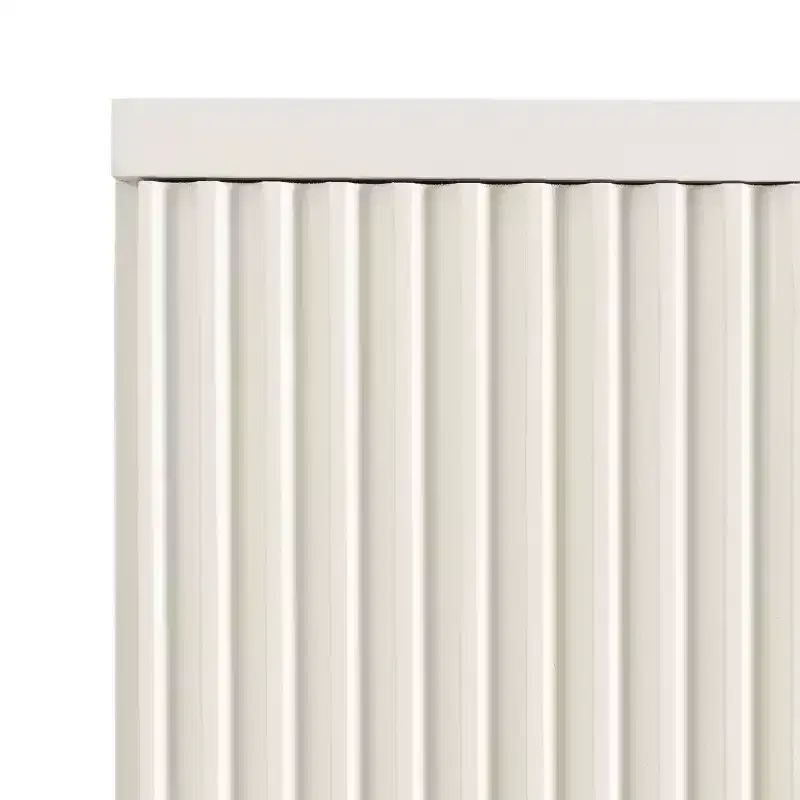 Kate & Laurel All Things Decor 22" Furrow Tall Wall Cabinet White