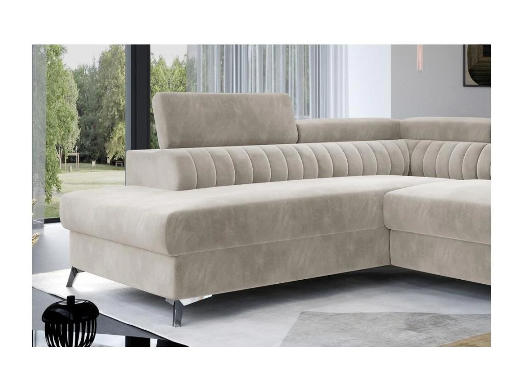Corner Sectional Sofa - Beige