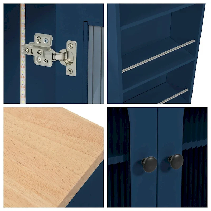 Rolling Kitchen Island With Extended Table,Kitchen Island on Wheels