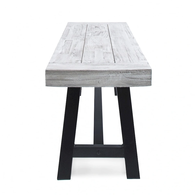 Jubilee Farmhouse Rectangle Acacia Wood Picnic Dining Bench by Christopher Knight Home