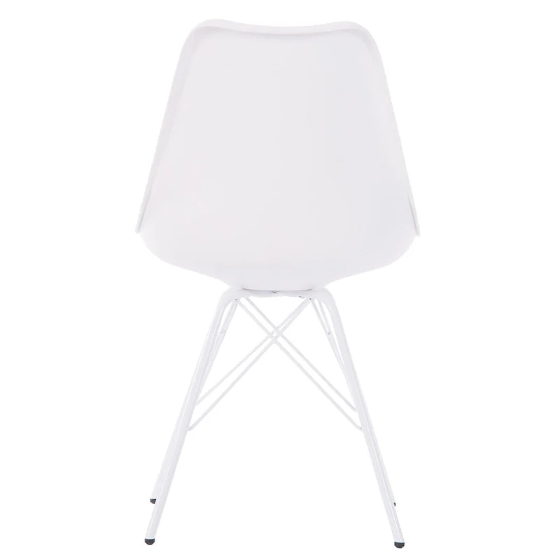 Mid-Century Modern Set of 2 Dining Room Chairs - N/A