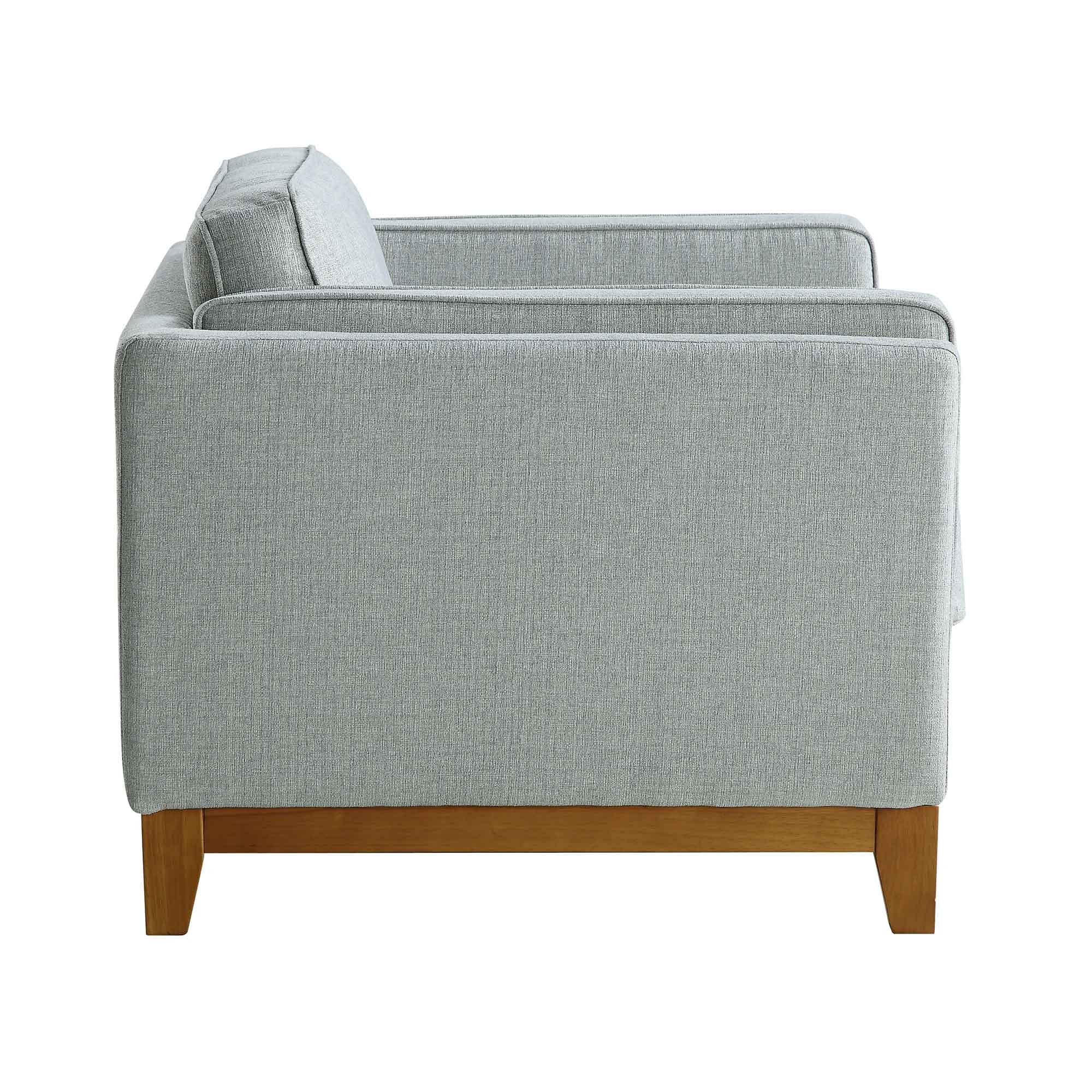 Sage Fabric Sofa, 1-Seater