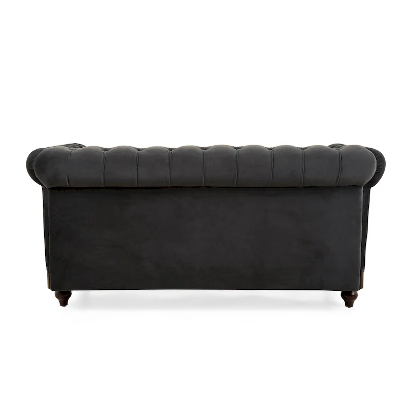 Chesterfield Velvet Loveseat Sofa