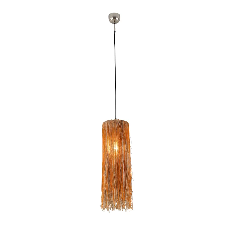 Bali Boho Jute Hanging Pendant Light