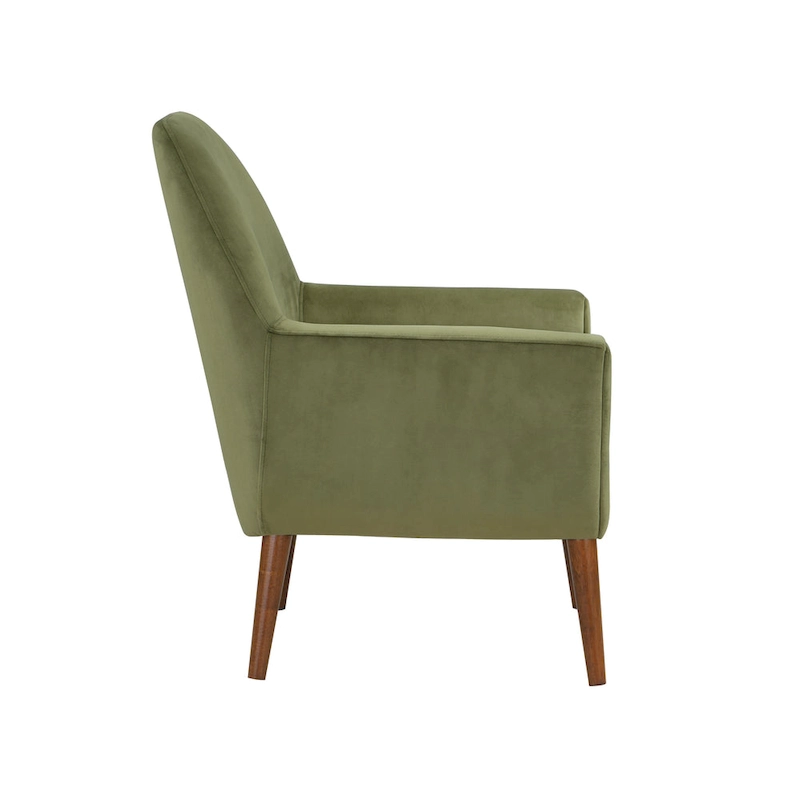 Mid-Century Velvet Arm Chair