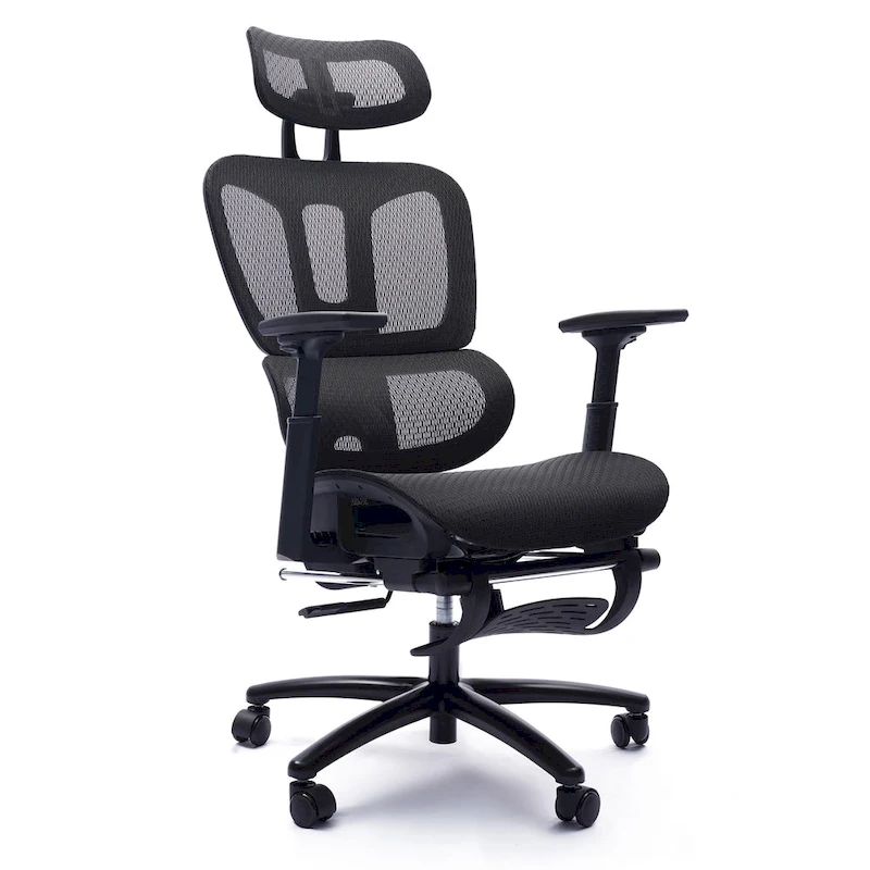 Sealy Huxley Ergonomic High-Back Mesh Office Chair with Adjustable Headrest and Armrests