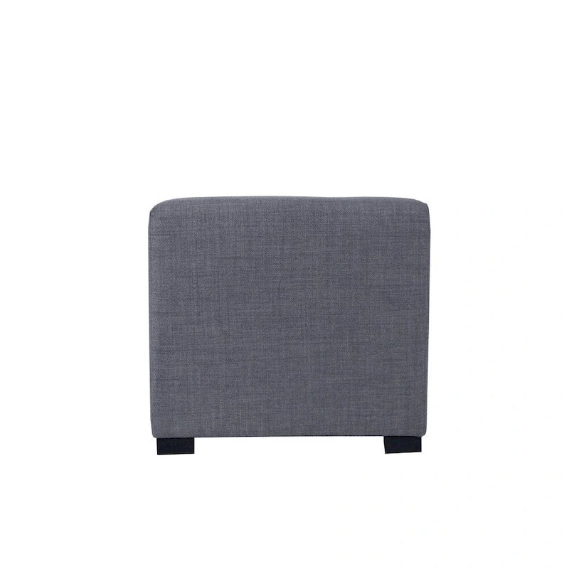 MJL Furniture Solid 4 Button Tufted Square Ottoman