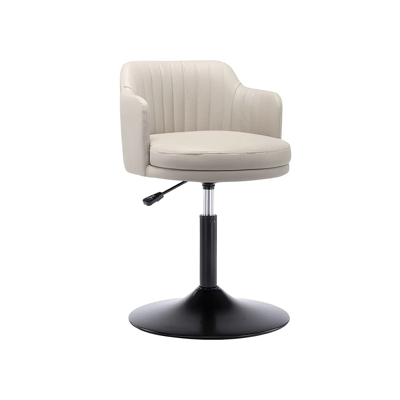 Modern Leather Armrests Swivel Adjustable Bar Stool