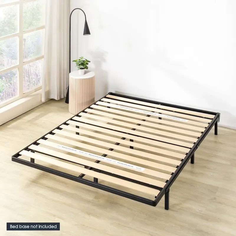 1.6 Inch Metal Bunkie Board with Wood Slats