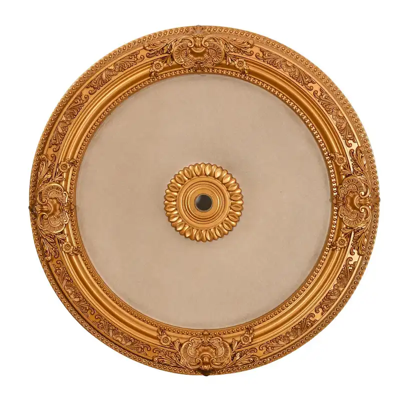 Blanco Round Chandelier Ceiling Medallion 36in
