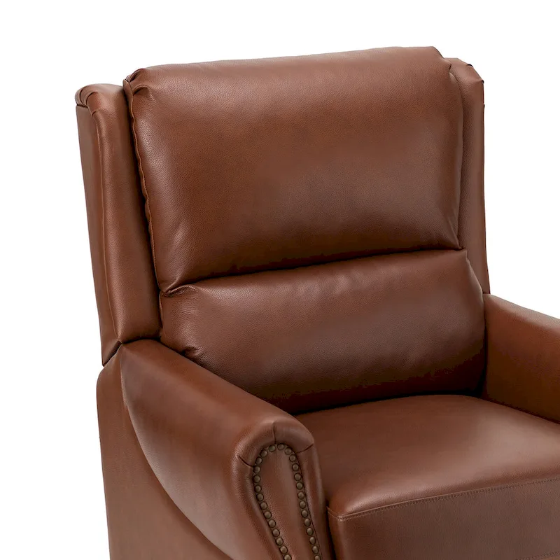 32.68 Wide Genuine Leather Manual Recliner