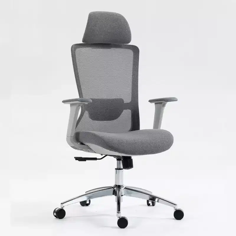 Okak Computer Chair with High Back, Office Chair with Headrest and Wheels, Mesh Desk Chair for Office, Study, Reading Room