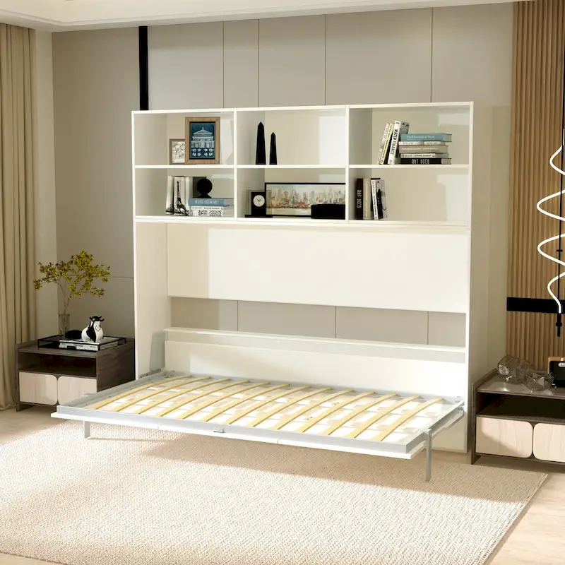 Mordern Design Twin Size Horizontal Murphy Bed