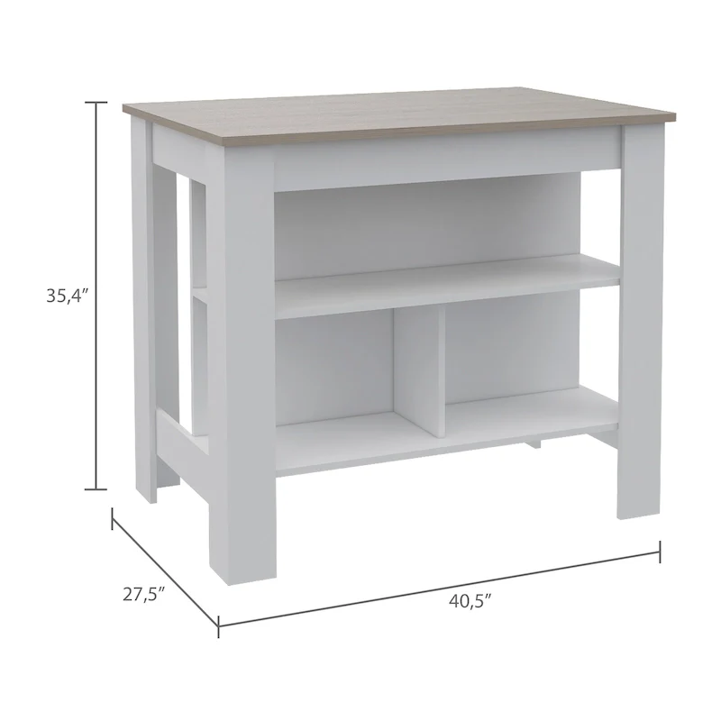 Kitchen Island with Antibacterial Surface