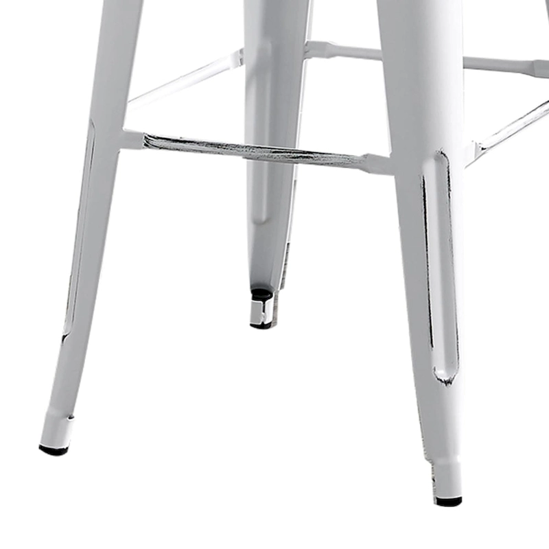 AC Pacific 30 Inch Metal Barstool Set of 2