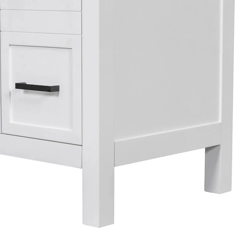 Bathroom Vanity Cabinet with Resin Integrated Sink
