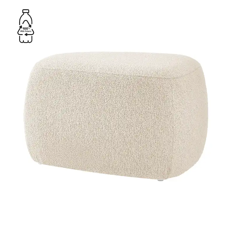 Carlese Boucle Ottoman