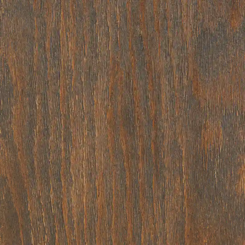 Ellul Industrial Chair in Dark Walnut Wood and Black Metal - N/A