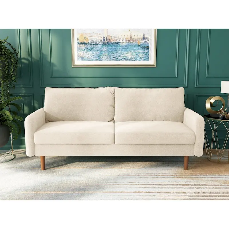 70Velvet Square Arm Sofa