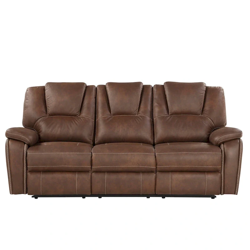 Steve Silver Kameryn Faux Leather Manual Reclining Sofa